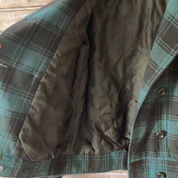 BDG Urban Outfitters Fur Collar Plaid Jacket - Picture 7 of 7